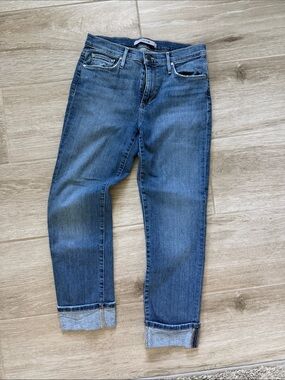 Joe's Jeans Boyfriend Ankle Jeans in Medium Blue